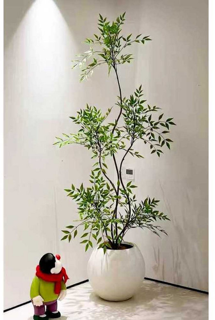 조화나무 인조나무 인테리어 조경 대형 화분 식물, 1개, 자카란다 특수형 90CM2 헤드