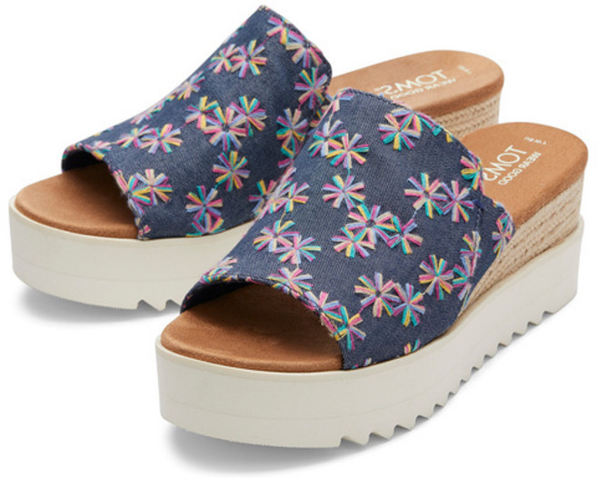 24SS [다이에나 뮬] 네이비 여성 에스파드류 TOSO4E040N2