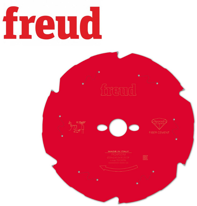 프레우드 원형톱날 FR24F001M TCG AA형 10인치 시멘트보드용 254x30x6Tx1.8