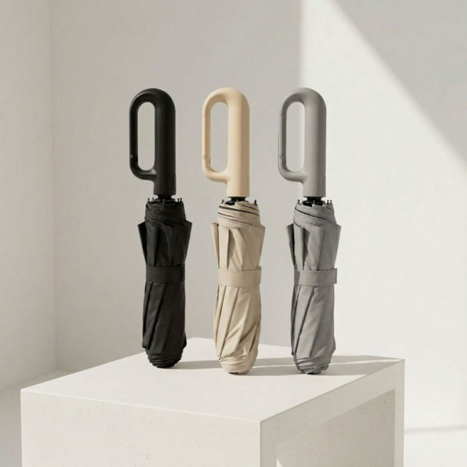 클라우드 초대형 튼튼한 3단 자동 양우산 접이식 우산 자외선 차단 암막