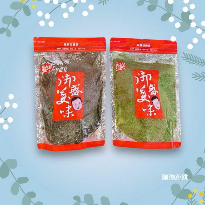 御盛美味 極細切海苔與海苔粉, 1個, 海苔絲100g