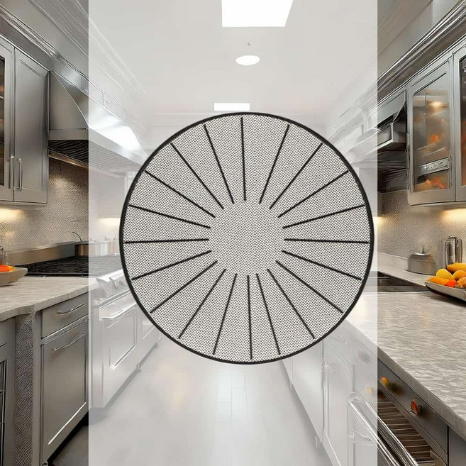 인덕션 보호 매트 24cm 국산 실리콘 오븐 식기세척기 덮개 유리섬유판