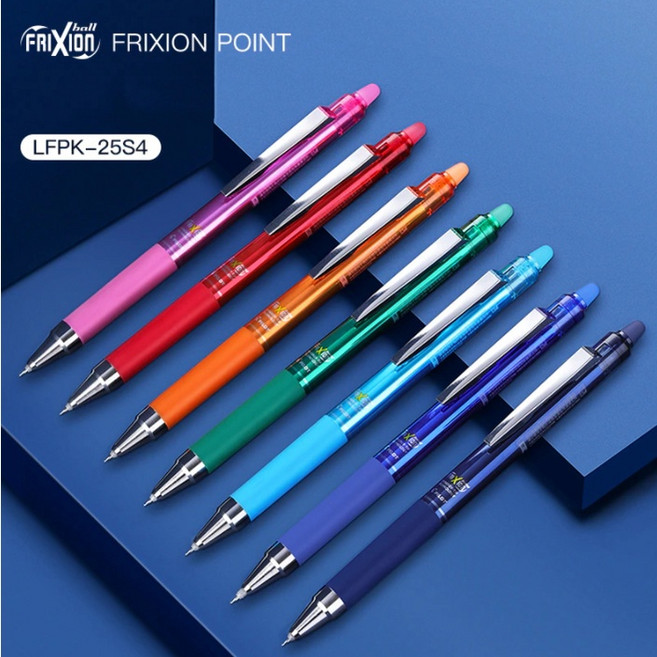 PILOT 百樂 按鍵魔擦筆 (0.4mm), LFRF-14筆芯(0.4) 深藍 1入, 1支