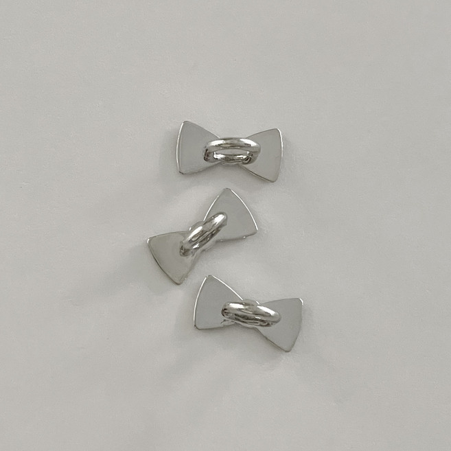 핸드폰 꾸미기 부착용 키링 고리 (5type), 3개, 리본