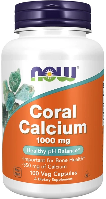 나우푸드 코랄 칼슘 1000mg 베지 캡슐, 100정, 1개 - 쿠팡