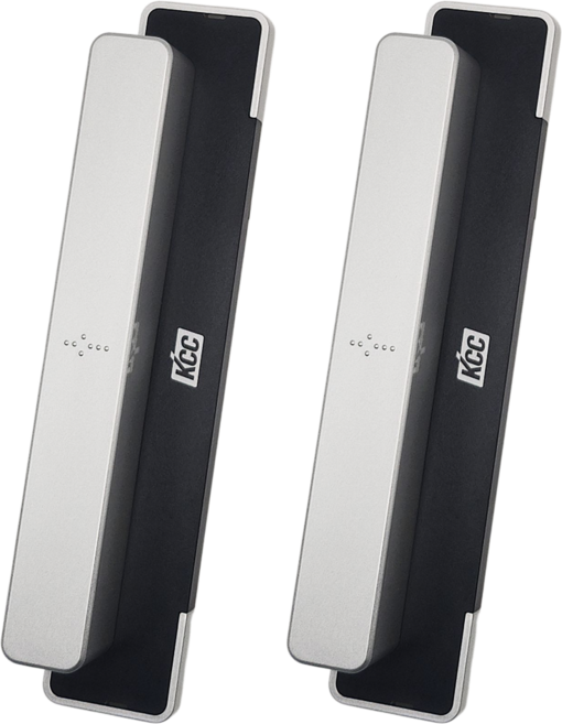 윈프로 KCC 창호 샷시 고정 손잡이, 2개, 블랙