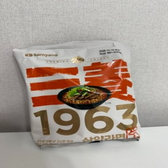 1963삼양라면 우지라면 131g, 1개