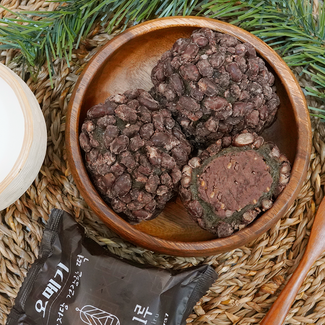 수성시루 오메기떡 저당 수제팥 통팥 개별포장 13개입, 13개, 1.3kg