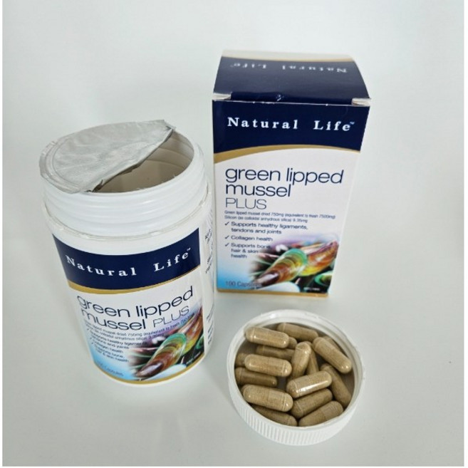 호주 내츄럴라이프 초록입홍합 플러스 750mg 100캡슐 2세트, 100정