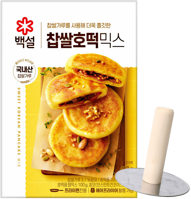 찹쌀호떡믹스400g+(증정)누르개, 1개, 400g