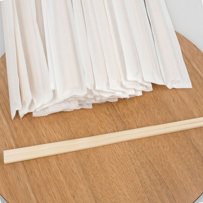 이라이프 고급 나무젓가락 36개입 개별 포장 업소용