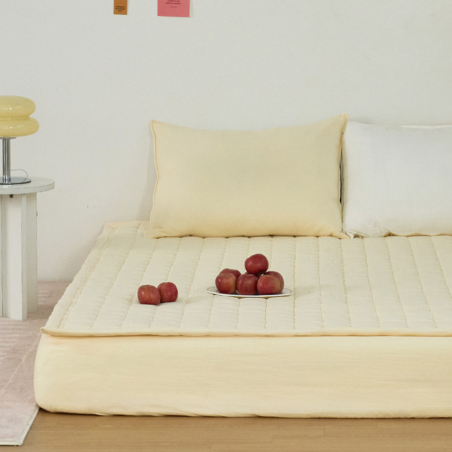 모던하우스 ON 젤라또 4면 고정밴드가 있는 패드 Q, 레몬