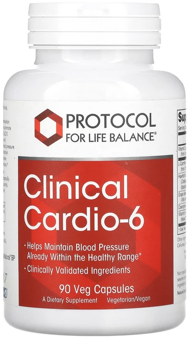 Protocol for Life Balance 클리니컬 카디오-6 베지캡슐 90정, PRT13383, 1개 - 쿠팡