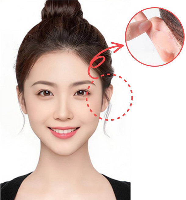 오바즈 첫인상이 달라지는 귀테이프 누운귀 교정 테이프, 1세트, 투명(60p)