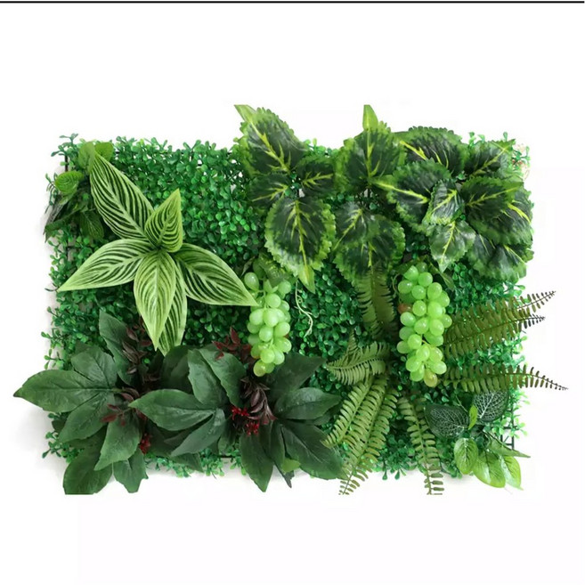 40*60CM 인조 잔디 식물 꽃 등나무 패널 울타리 벽, 15 picture color