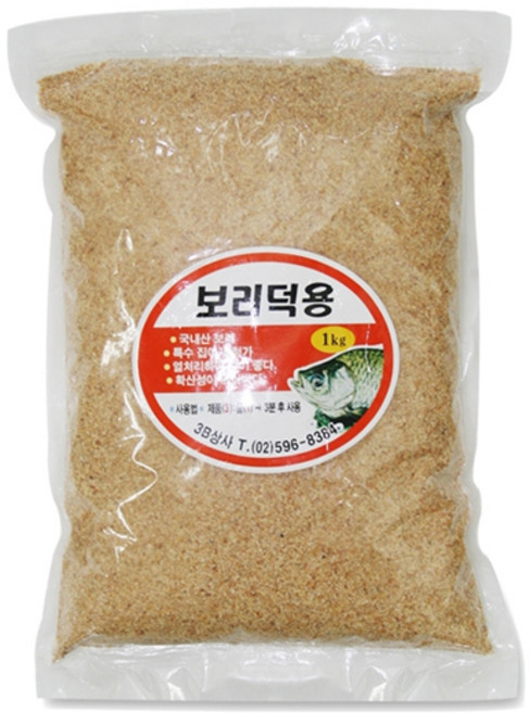 3B상사 보리덕용 1KG 떡밥 집어제, 1개