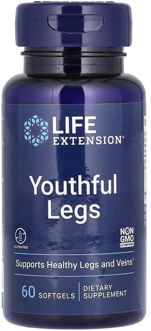 단백질 비타민 철분 마그내슘 칼슘 Life Extension 젊고 건강한 다리 소프트젤 60정(소프트젤 1정당 250mg) 고루고루섭취해주세요, LifeExtension젊고건강한다리소프트젤60정소프트, 1개, 60정 - 쿠팡