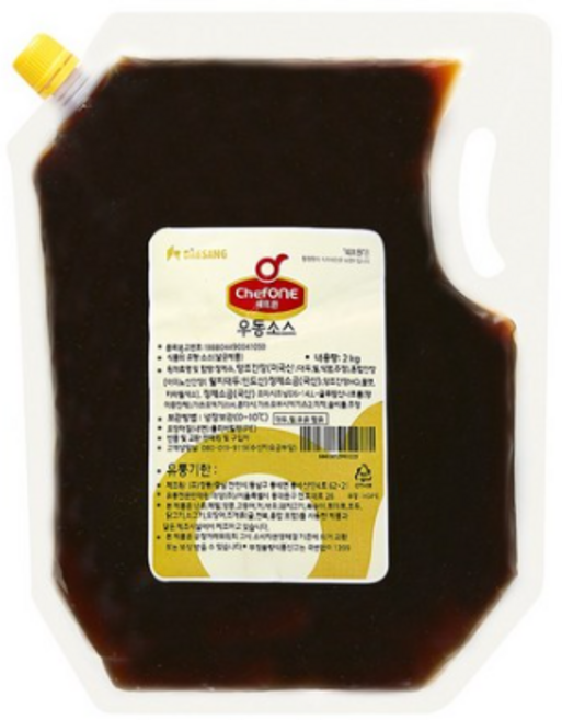 쉐프원 우동소스 2kg(파우치), 2kg, 2개