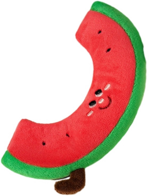 寶寶安撫玩具 可愛水果蔬菜造型 哄睡安撫, 西瓜 單個裝, 1個, 10cm