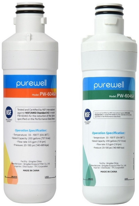 [호환] LG 엘지 퓨리케어 정수기 WD501AP 호환 필터 퓨어웰 PW-6046A 6개월 세트, 1세트