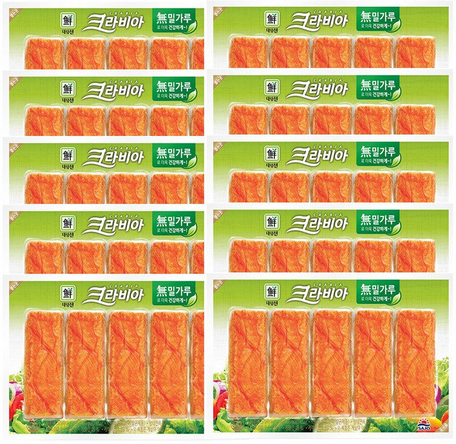 [사조대림] [대림냉장] 크라비아 90g x50개 /맛살/대용량, 10개