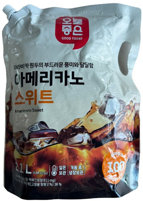 오늘좋은 아메리카노 스위트 2.1L, 6개