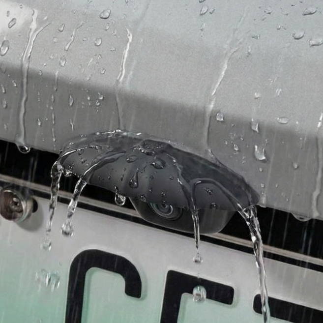 루나오라 후방 카메라 빗물 가리개 커버, 블랙, 1개