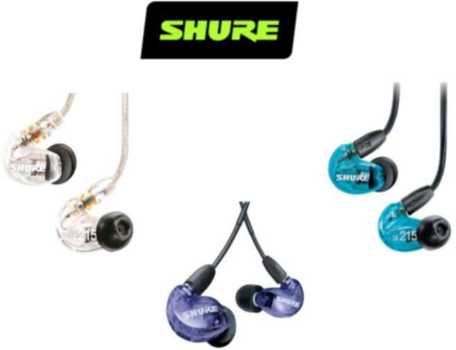 SHURE SE215SPE 슈어 인이어 이어폰 (당일배송), 퍼플(보라)
