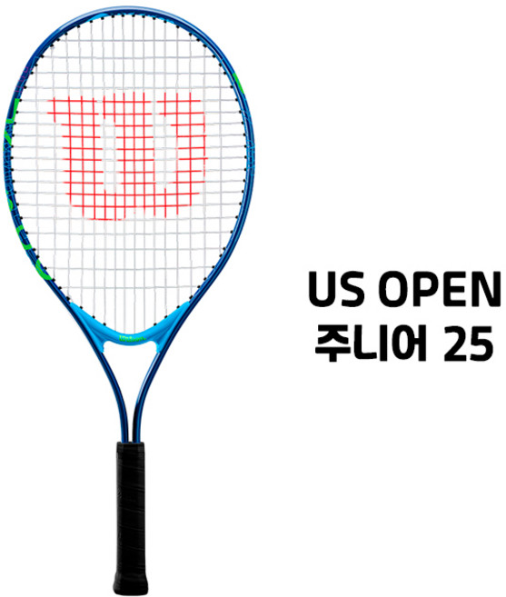윌슨 US OPEN 주니어 106 25인치 220g 테니스라켓, 스트링 작업 되어있음, 1개