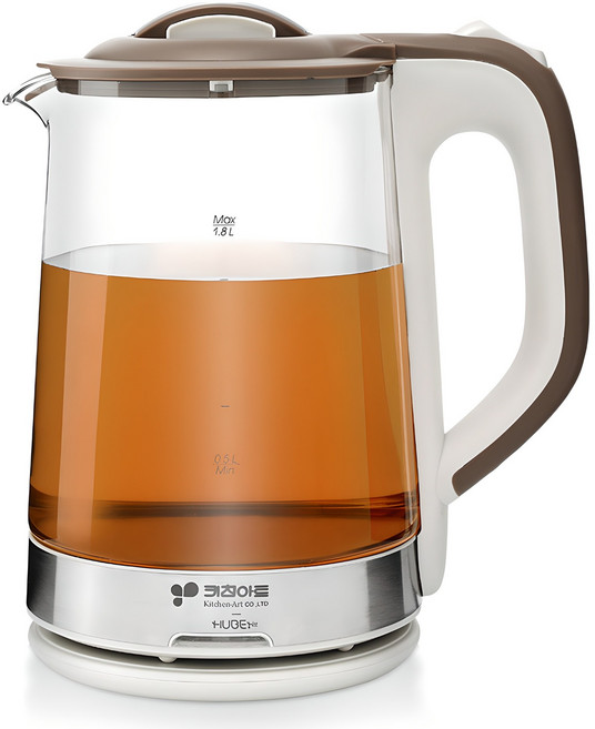 키친아트 허브 전기포트 1.8L, KSJ-GEK28