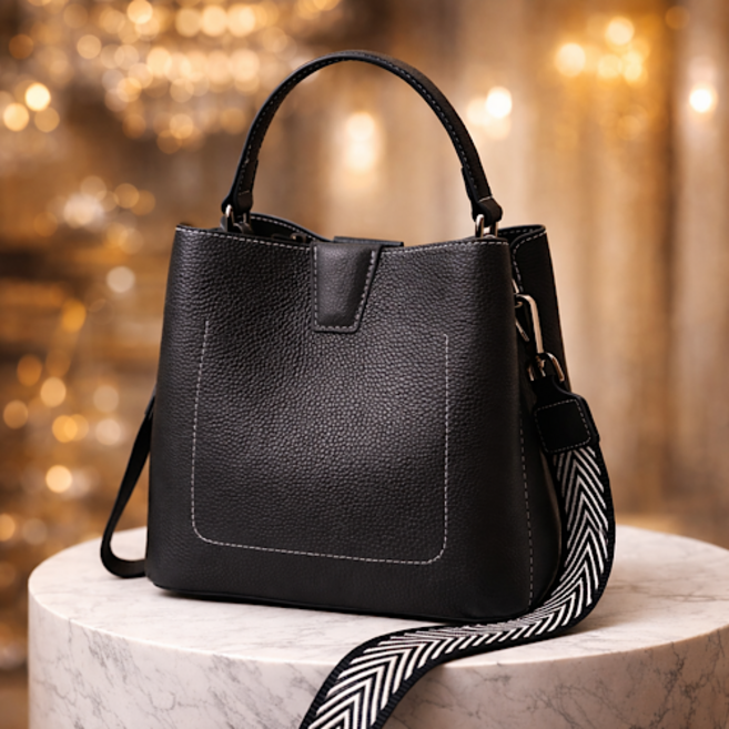 윤휘 여성 소가죽 사각 사이즈 크로스백 9902