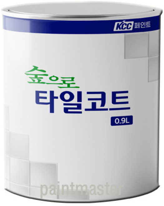 KCC숲으로 타일코트 페인트, 화이트, 900ml, 1개