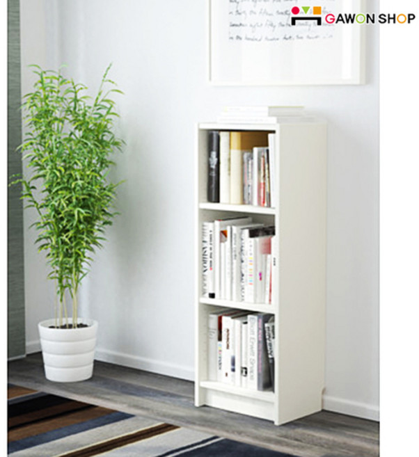 이케아 BILLY 책장, 3단, 화이트