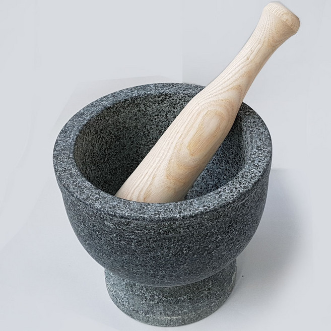 IQPLUS 전통 돌절구 맷돌 절구, 1개