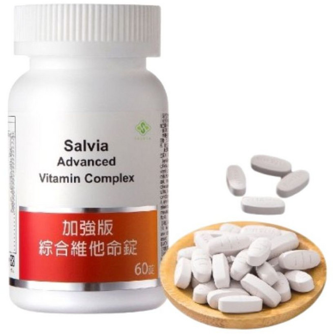 SALVIA 加強版綜合維他命, 1個, 60顆