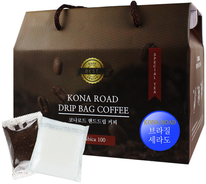 코나로드 드립커피 10g X 50개 필터50개포함, 없음, 브라질