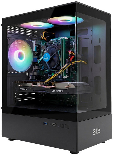 게이밍컴퓨터 조립PC 데스크탑 본체, i5-6500, 라데온 RX 580, 16GB, 500GB, WIN11 Home