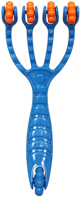 와이쇼핑 5롤러 마사지기 두피 마사지기 다기능 얼굴 마자시 롤러 안마기 바디롤러 롤러전신마사지, 5롤러마사지기_블루, 1개