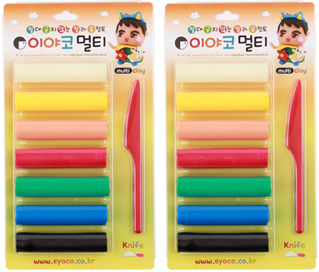 이야코 멀티 칼라 유토, 7색, 2개