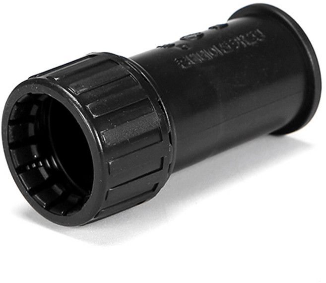 CD 파이프 전선관 16MM용 이종 커플링 흑색 HI전선관과 연결 캬프링 카플링, 1개