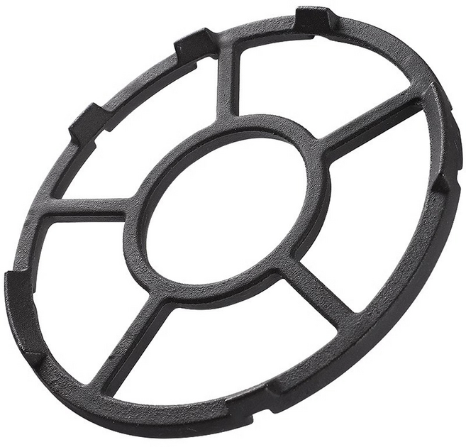 리빙로드 가스레인지 주물 화구 받침대, 1개, 블랙