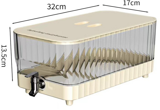 JENMV 냉장고물병 음료 디스팬서 5.3L 대용량 냉수병 쥬스디스펜서 쥬스통, 1개, A