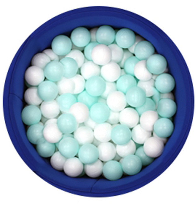 베베아인 아기 볼풀공 5.8cm 국산 KC, 민트+화이트 200개