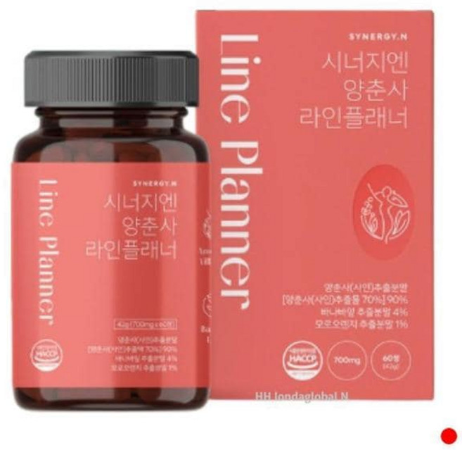 시너지엔 양춘사 라인플래너 다이어트 바나바잎 60정, 1