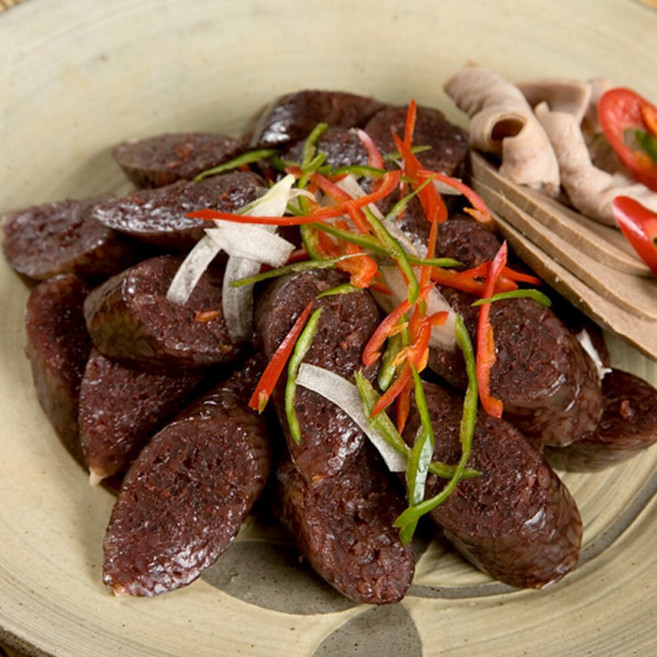 당일생산 찰순대 1kg+땡초 찰순대 1kg
