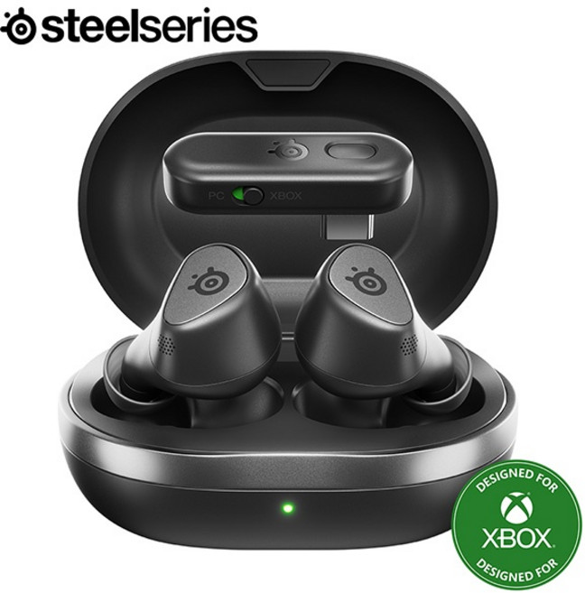스틸시리즈 아크티스 게임버즈 무선 블루투스 이어폰 Arctis GameBuds 2.4G XBOX, 1개