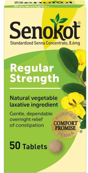 투석 액세서리 세노콧 레귤러 스트렝스 정제 식물성 완하제 성분 100 카운트, 50 Count (Pack of 1), Regular Strength, 1개 - 쿠팡