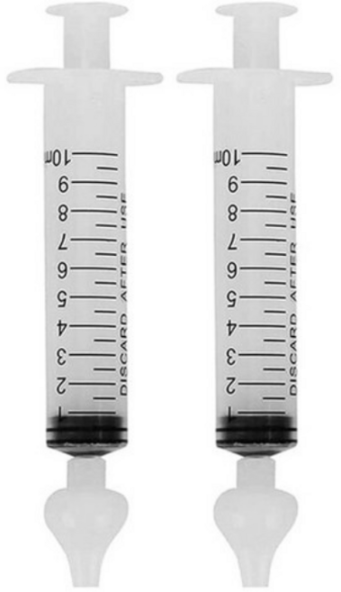 비강 콧물 흡입기 2pcs 코 클리너 10ml 전문 케어 청소 위한 주사기 사용 부드럽게, 2개, 2개
