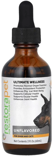 리스토라펫 얼티밋 웰니스 언플레이버 RestoraPet Ultimate Wellness For Dogs and Cats Unflavored 60ml, 1개 - 쿠팡