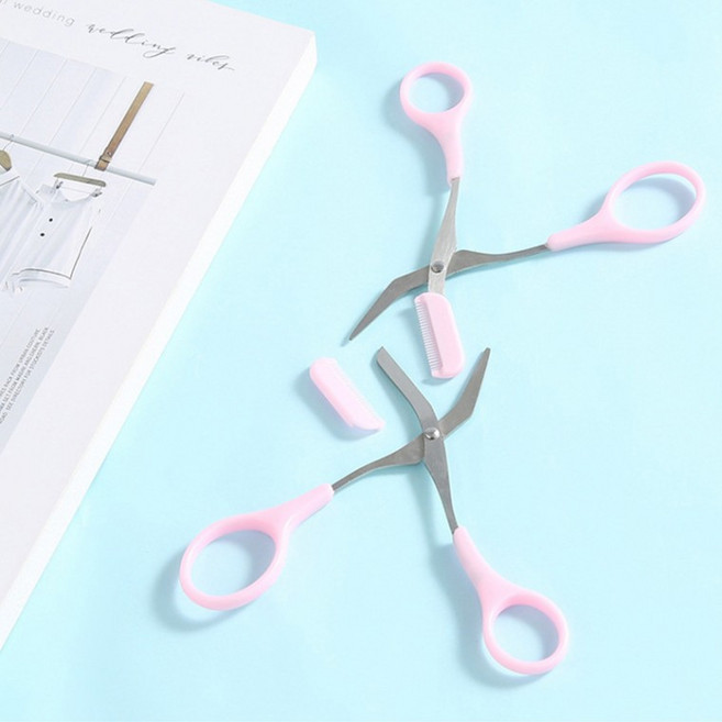 남성길116 숱 정리 눈썹 가위 탈부착 셀프 미용 길이 RD-10793, 1개, 상세페이지 참조